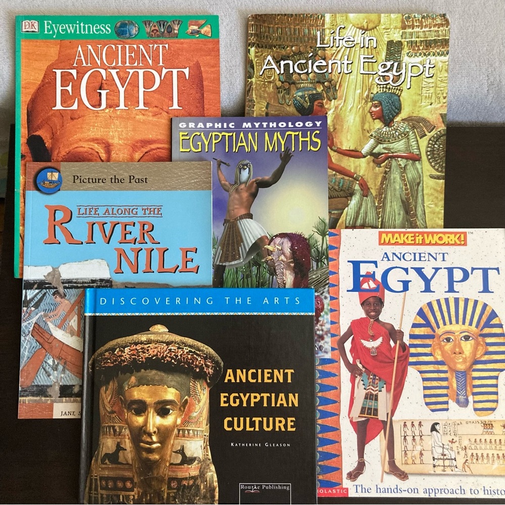 6 Ancient Egypt books 🇪🇬